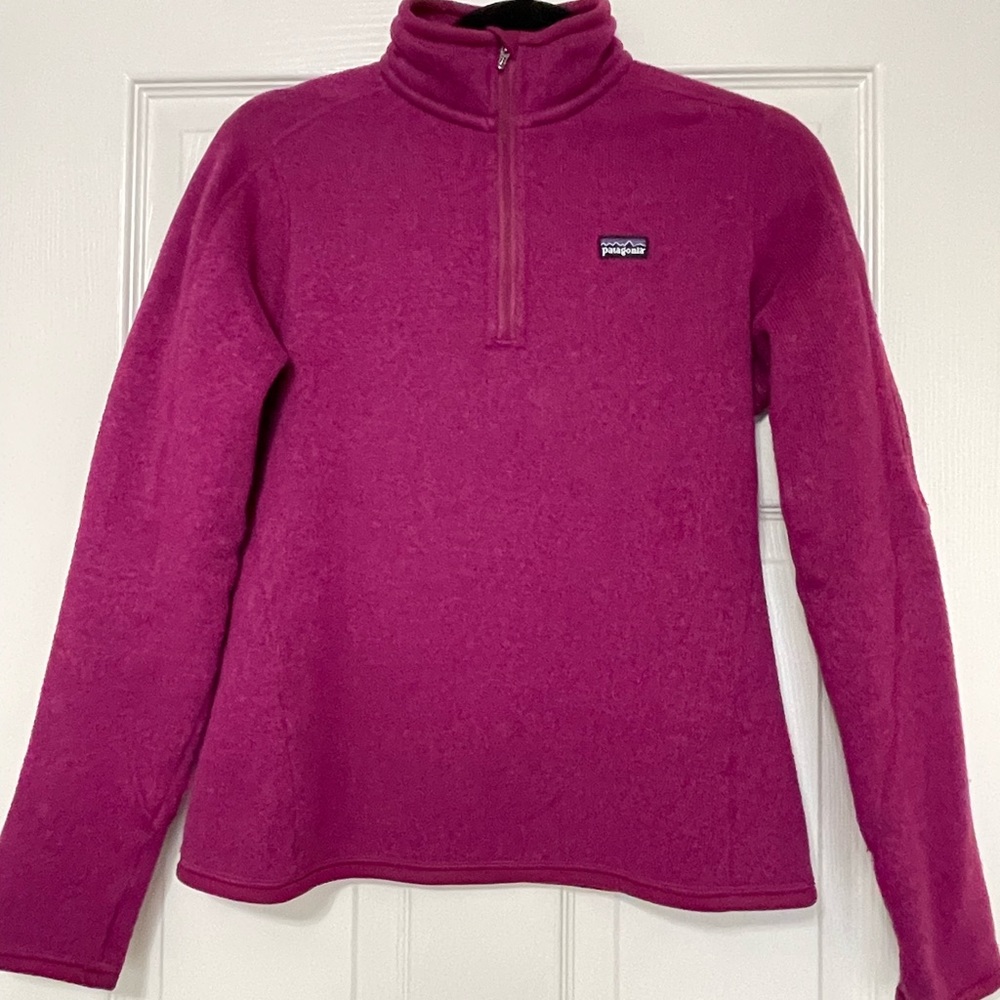 Patagonia Better Sweater 1/4 zip- Raspberry